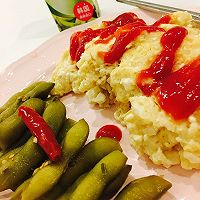 全麦豆腐鸡蛋饼的做法图解2